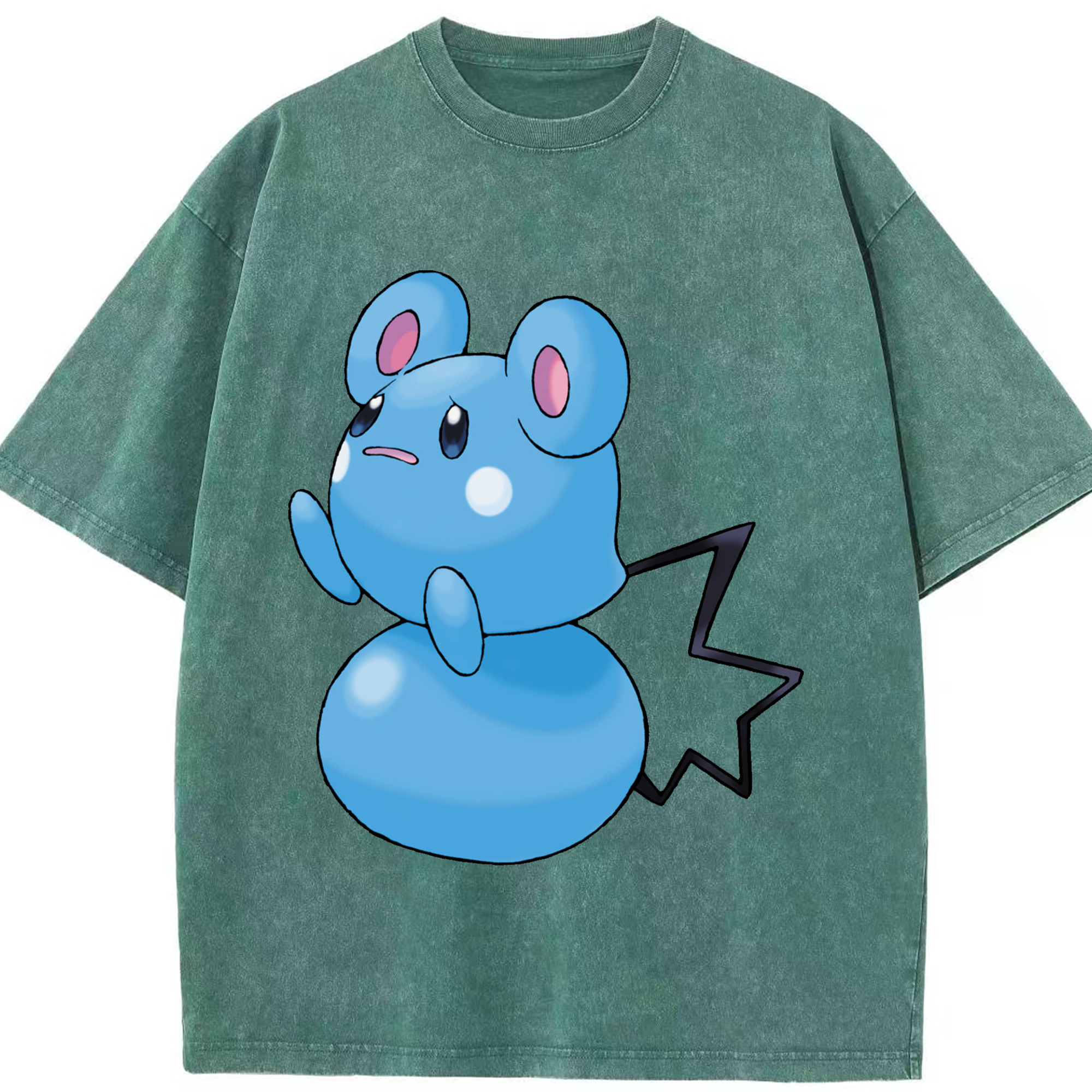 （画像用） ポケットモンスター Pokémon 綿100% ヴィンテージ風 半袖Tシャツ（フロントプリント）